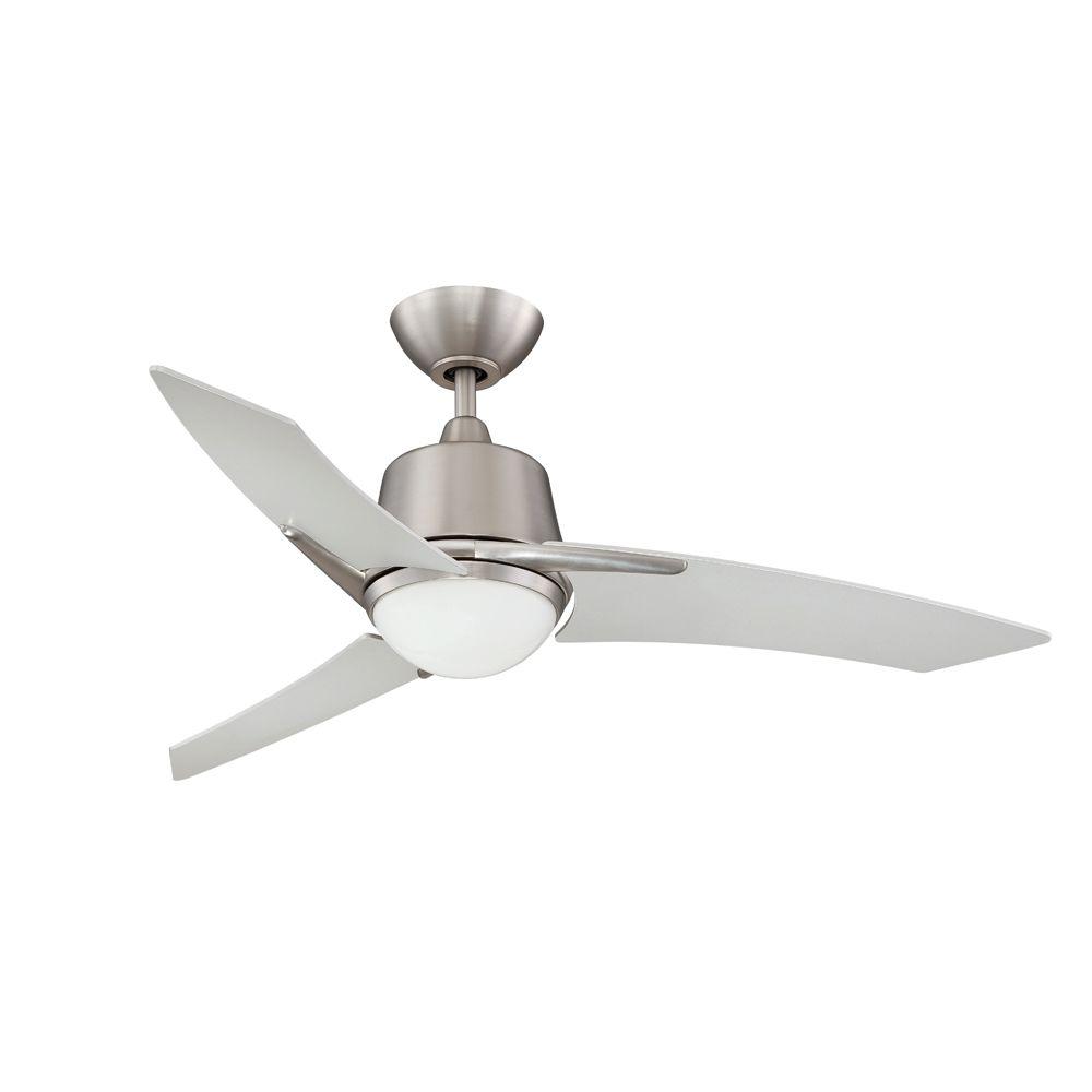 Kendal Scimitar 44 in. Satin Nickel Ceiling Fan AC19544-SN