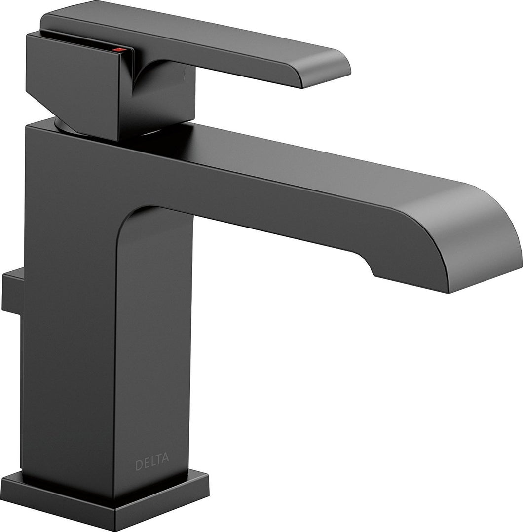 Delta Faucet 567LF-BLMPU Ara Single Handle Bathroom Faucet, Matte Black