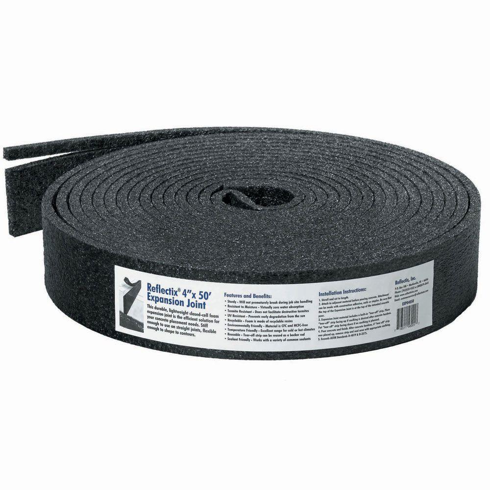 Reflectix EXP04050 4 in. x 50 ft. Expansion Joint for Concrete