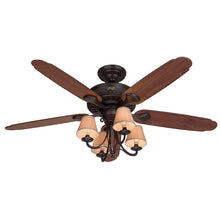 Load image into Gallery viewer, Hunter 53094 Cortland 54 in. Indoor New Bronze Ceiling Fan with Light
