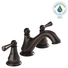 Load image into Gallery viewer, Delta Haywood 35999LF-RB 8&quot; Widespread 2-Handle Bathroom Faucet Venetian Bronze
