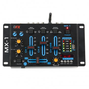 Quantum FX Professional 2 Channel Mixer MX-1