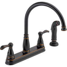 Load image into Gallery viewer, Delta 21984LF-OB Porter 2-Handle Standard Kitchen Faucet Oil Rubbed Bronze
