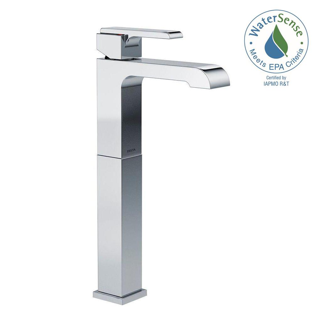 Delta 767LF Ara Single Hole Single-Handle Vessel Bathroom Faucet Chrome