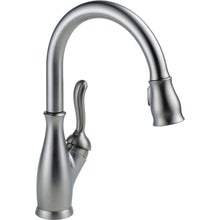Load image into Gallery viewer, Delta 9178-AR-DST Leland 1-Handle Pull-Down Sprayer Kitchen Faucet, Stainless
