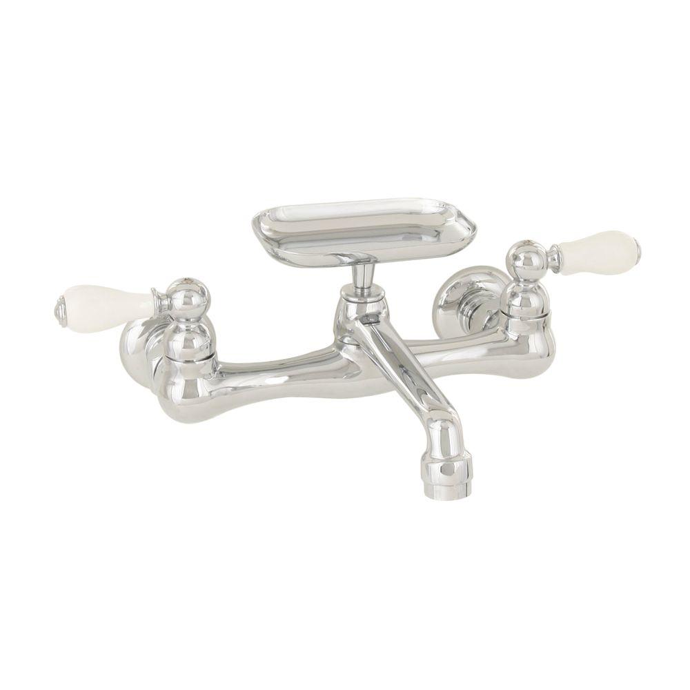 American Standard Heritage 2-Handle Wall-Mount Kitchen Faucet 7295252.002
