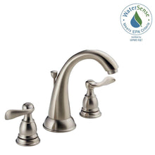 Load image into Gallery viewer, Delta B3596LF-SS Windemere 8&quot; Widespread 2-Handle Bathroom Faucet Stainless
