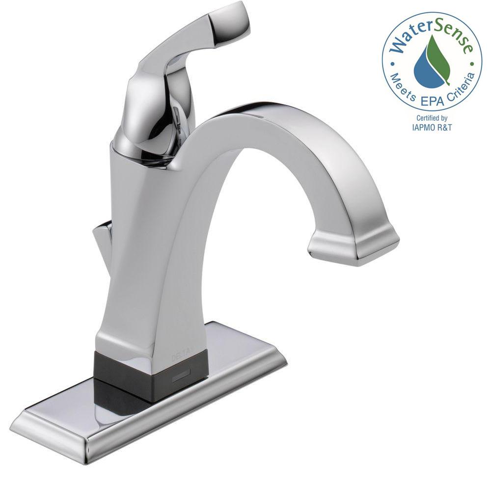 Delta 551T-DST Dryden Single Hole Single-Handle Bathroom Faucet In Chrome