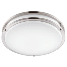 Load image into Gallery viewer, EnviroLite EV1414LED-BN 14&quot; Brushed Nickel LED Ceiling Low-Profile Flushmount
