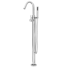 Load image into Gallery viewer, Pfister RT6-1MFK Modern 2-Handle Free Standing Roman Tub Faucet Brushed Nickel
