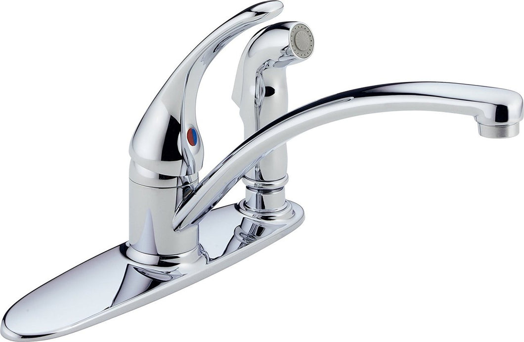 Delta B3310LF Foundations Single-Handle Standard Kitchen Faucet, Chrome