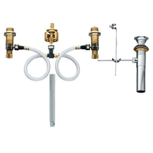 Load image into Gallery viewer, MOEN 9000 Widespread Bathroom Faucet Rough-In Valve w/ Drain Assembly 1/2&quot; IPS
