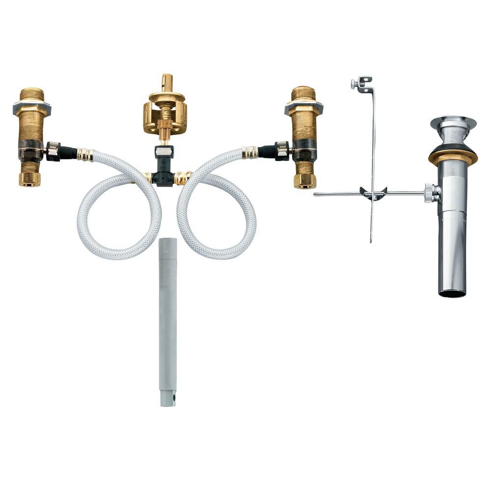 MOEN 9000 Widespread Bathroom Faucet Rough-In Valve w/ Drain Assembly 1/2