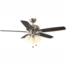Load image into Gallery viewer, Hampton Bay 51750 Rockport 52 in. LED Brushed Nickel Ceiling Fan 1001673208
