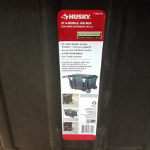 Load image into Gallery viewer, Husky 37 in. Mobile Job Box Utility Cart Black 896569
