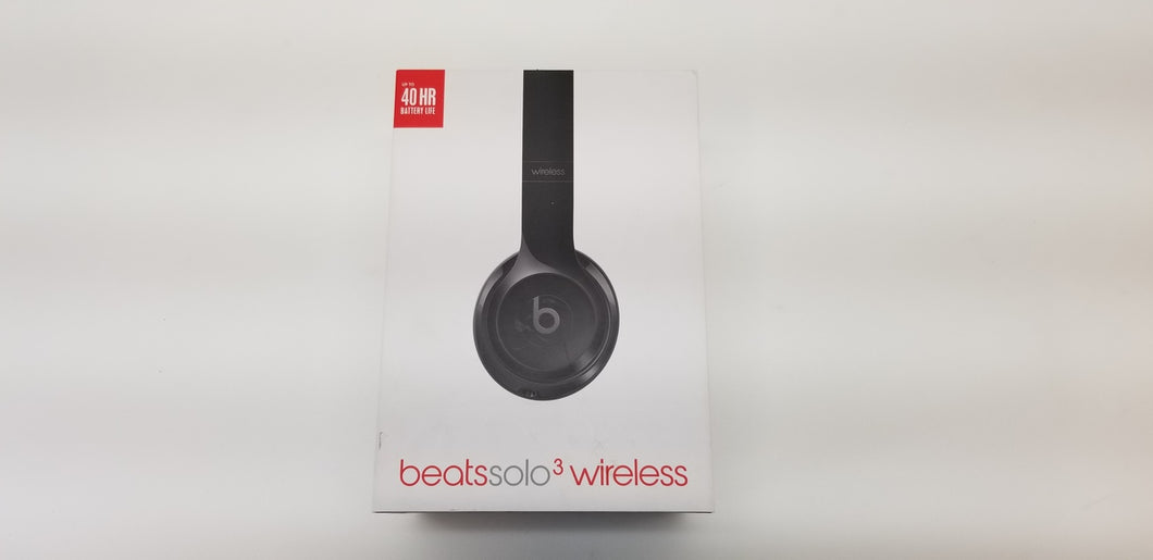 Beats by Dr. Dre Solo3 Wireless Over-Ear Headphones - Gloss Black MNEN2LL/A, NOB