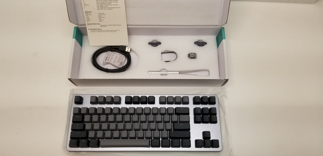Massdrop MDX-21292 CTRL Mechanical Keyboard, Halo Clear Switches with Extra Key
