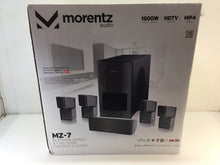 Load image into Gallery viewer, Morentz Audio MZ 7 1500W HDTV MP4 Bluetooth 5.1 HD Home Theater System
