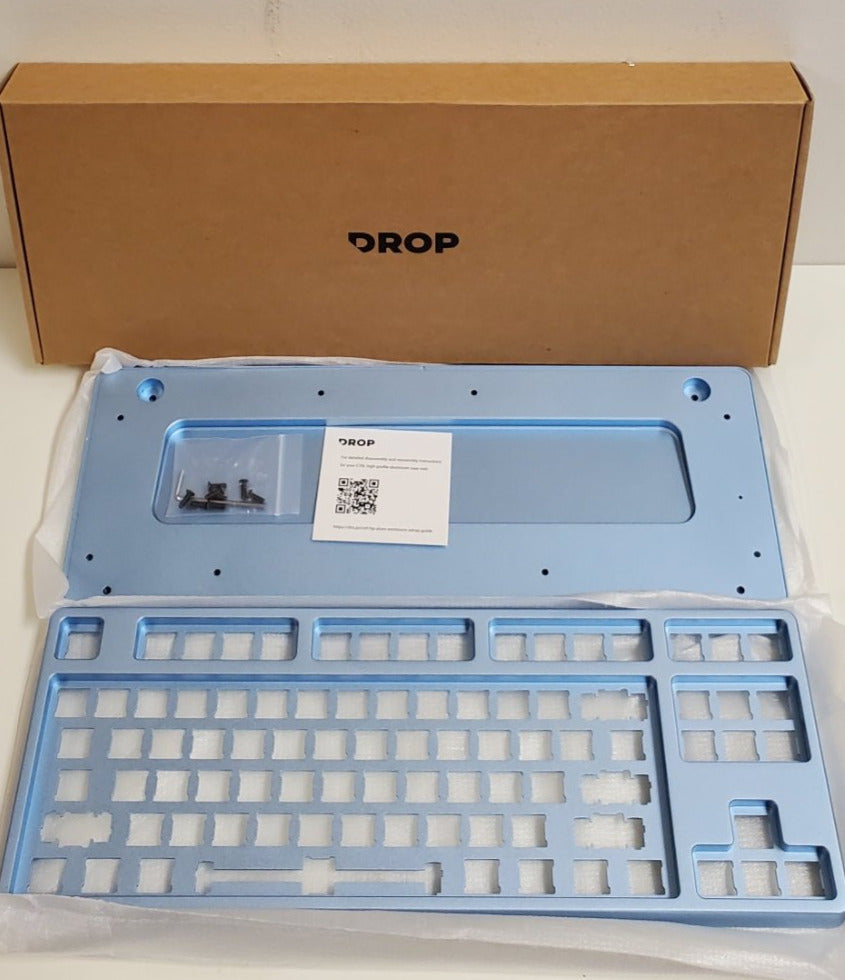 Drop ALT Enclosure Keyboard Aluminum Case MDX-34726-15, Teal Blue