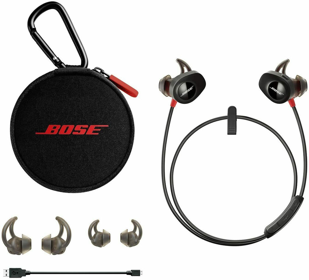 Bose SoundSport Pulse Neckband Wireless Headphones Red - 762518-0010