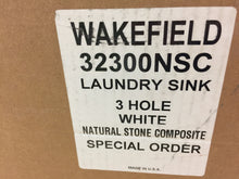 Load image into Gallery viewer, Mont Blanc 32300NSC Wakefield Dual Mount Natural Stone Composite 25&quot; Sink White

