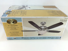 Load image into Gallery viewer, Hampton Bay 52379 Southwind 52 in. Indoor Brushed Nickel Ceiling Fan 813875

