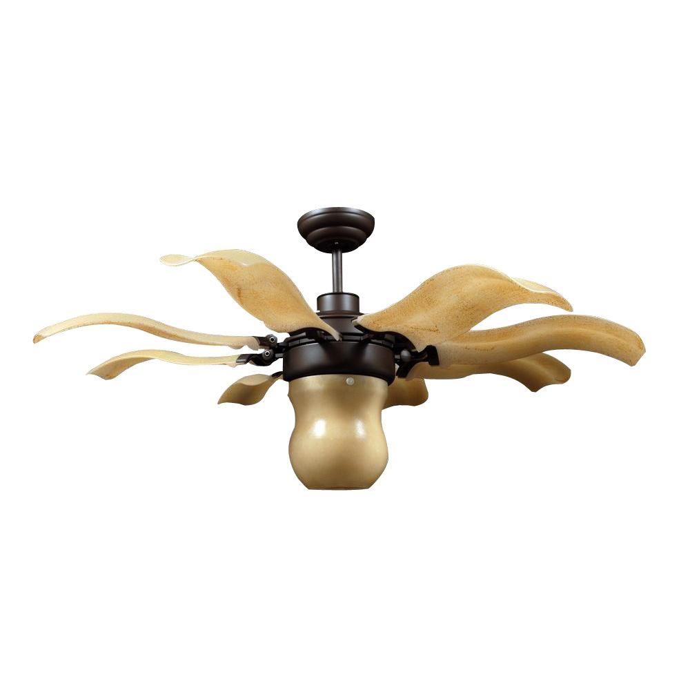 Vento J-00064 Fiore 42 in. Roman Bronze Retractable Ceiling Fan