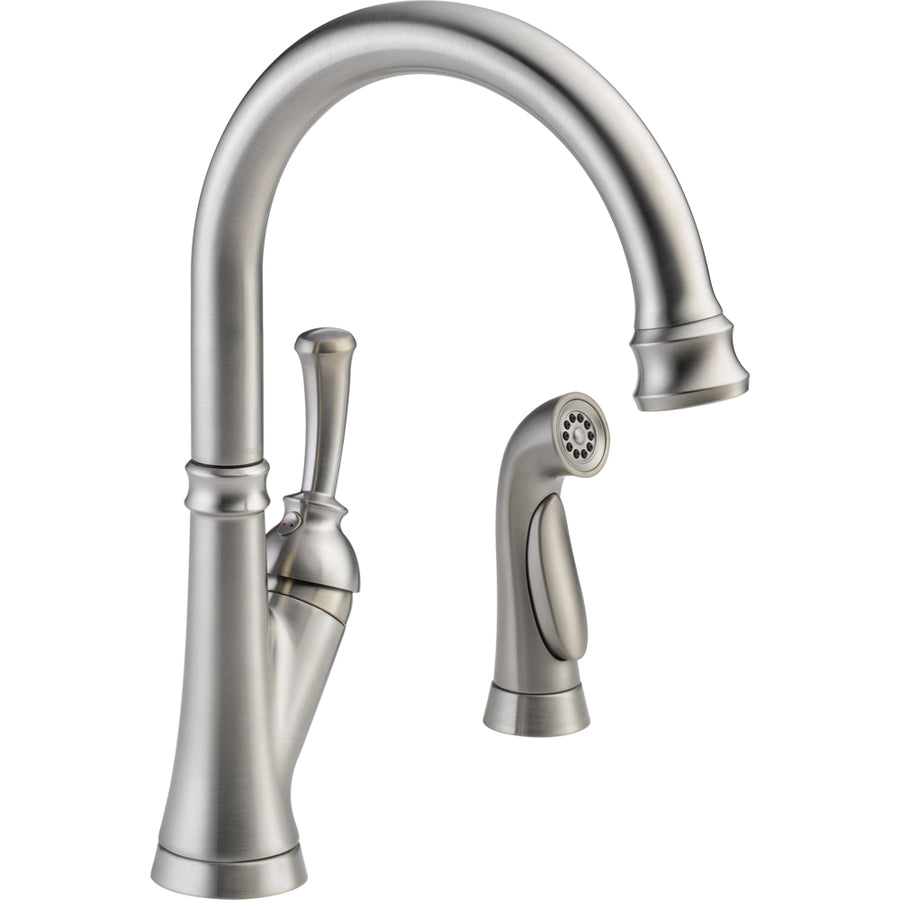 Delta 11949-SS-DST Savile Stainless 1-handle Deck Mount High-Arc Kitchen Faucet