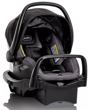 Load image into Gallery viewer, Evenflo Pivot Modular Travel System with SafeMax Infant Car Seat, Casual Gray
