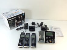 Load image into Gallery viewer, Panasonic KX-TG7873 Link2Cell Dect 6.0 Plus Digital Phone Cordless 3 Handsets
