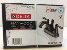 Load image into Gallery viewer, Delta 25999LF-RB Haywood 4&quot; Centerset 2-Handle Bathroom Faucet Venetian Bronze
