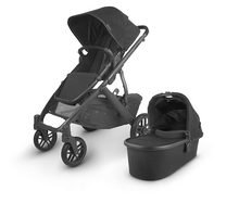 Load image into Gallery viewer, UPPAbaby VISTA V2 Stroller - JAKE (black/carbon/black leather)
