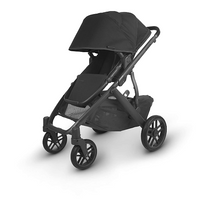 Load image into Gallery viewer, UPPAbaby VISTA V2 Stroller - JAKE (black/carbon/black leather)
