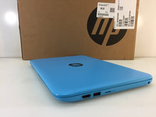 Load image into Gallery viewer, HP Stream 11-y010nr laptop11.6&quot; Intel Celeron N3060 1.6GHz 4GB 32GB Win10 Blue
