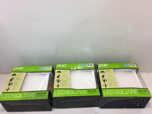 Load image into Gallery viewer, lot of 3 Pixi SDL08K30MD9D LED Square 8&quot; by 8&quot; White Recessed Can Retrofit Kit
