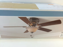 Load image into Gallery viewer, Hampton Bay YG204-BN-D Hawkins 44&quot; Brushed Nickel Ceiling Fan 122135
