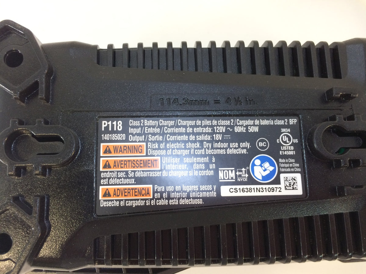 Ryobi P118 18V ONE+ Compact Battery Charger – NT Electronics LLC