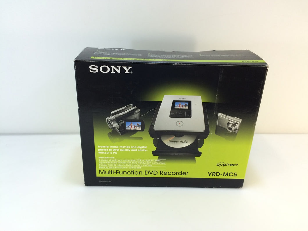 Sony DVDirect VRD-MC5 DVD Recorder 2.5