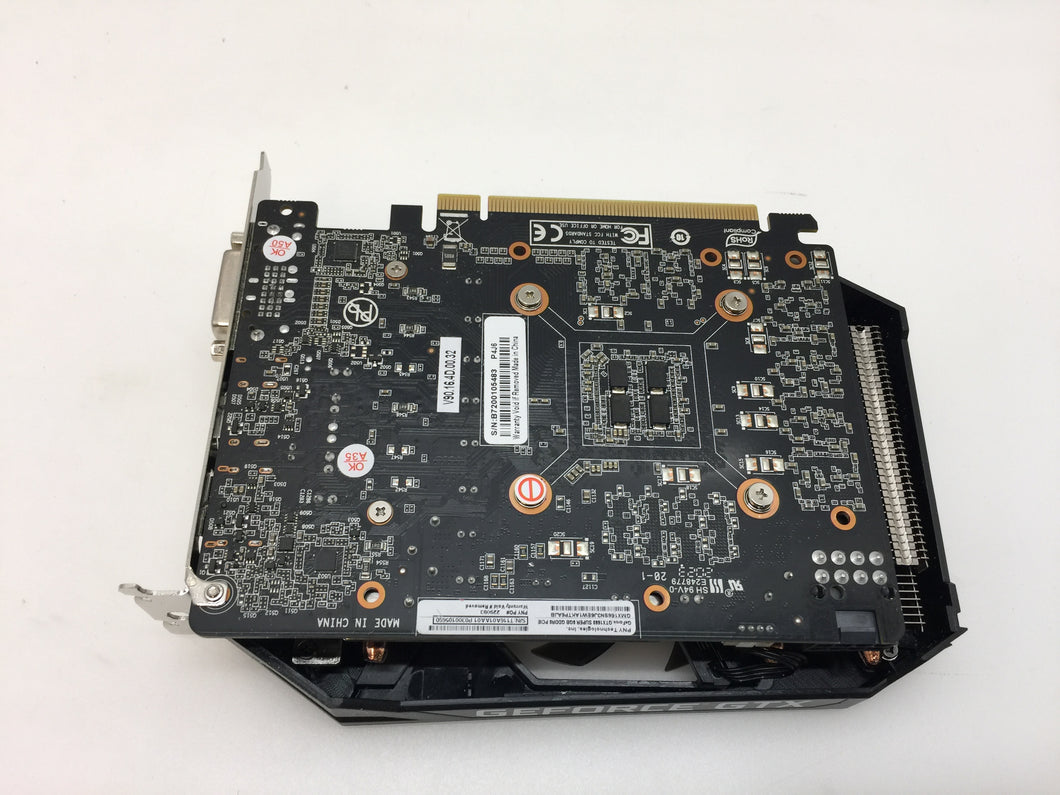 PNY GeForce GTX 1660 Super 6GB GDDR6 Single Fan Graphics Card VCG16606SSFPPB