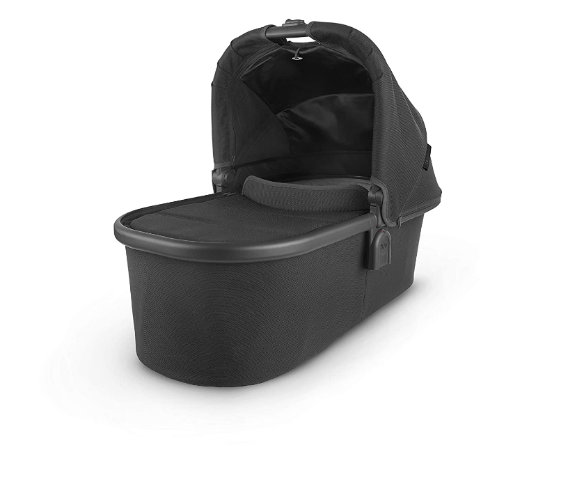 UPPAbaby VISTA CRUZ V2 Bassinet - Jake (Black/Carbon/Black Leather)