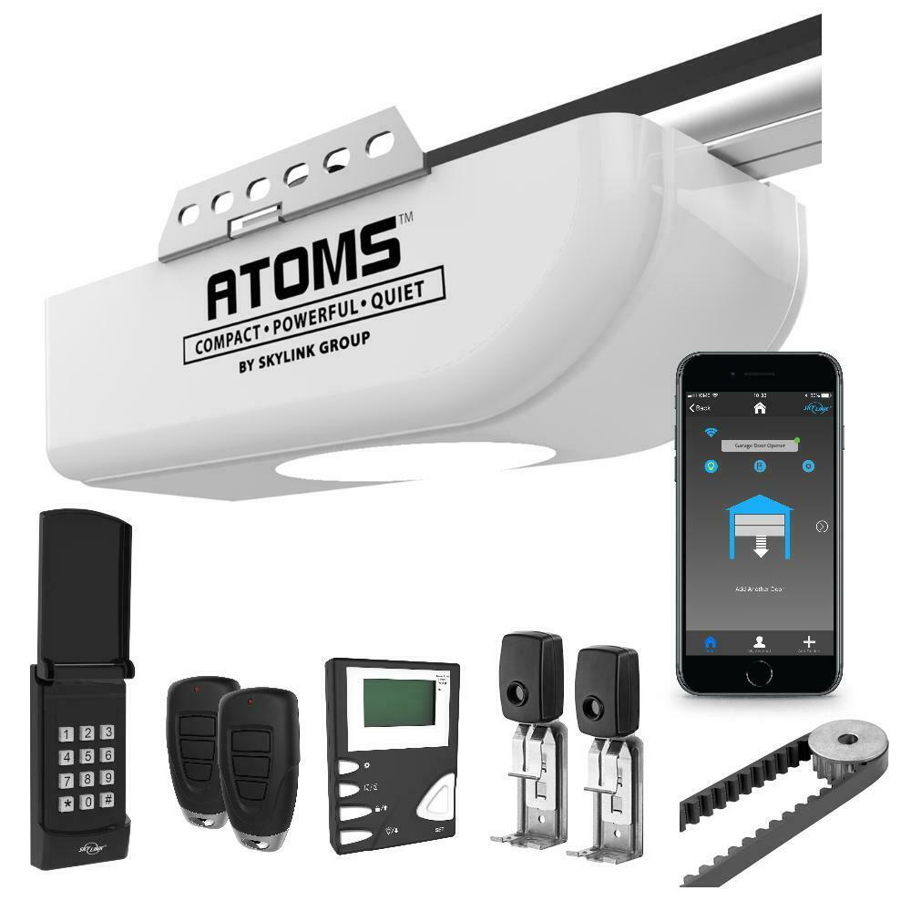SkyLink 3/4 HPF Belt Drive Quiet DC Motor WiFi Garage Door Opener ATR-1723BKW