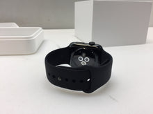 Load image into Gallery viewer, Apple Watch 42mm Space Black Stainless Steel Case Black Sport Band - MLC82LL/A
