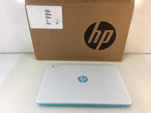 Load image into Gallery viewer, Hp Chromebook 14-ak030nr 14&quot; Intel Celeron N2840 2.16Ghz 4GB 16GB eMMC Blue
