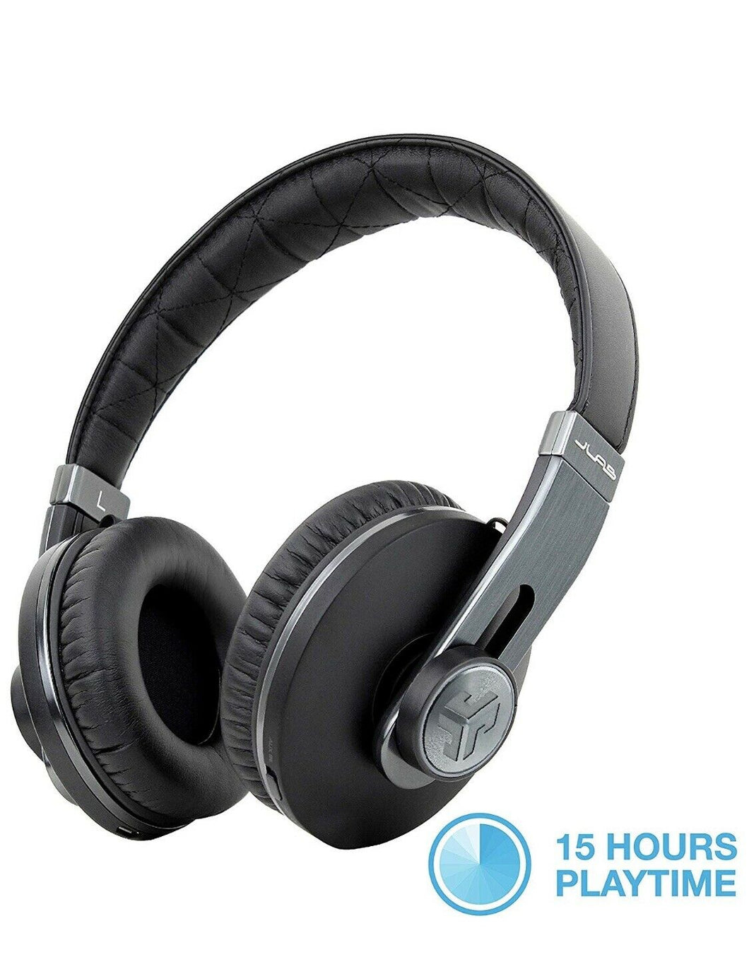 JLab Audio OMNI Premium Folding Bluetooth Wireless Headphone OMNI-BLK-BOX