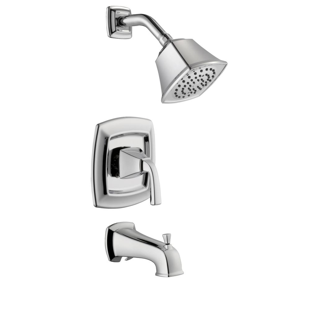 Belle Foret 873W-3501 Mason 1-Handle 1-Spray Tub Shower Faucet Chrome Trim Kit