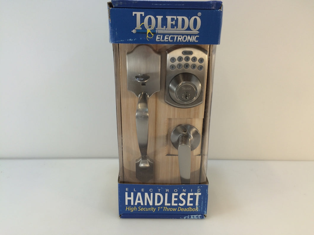 Toledo Electric V160E-CO/CA-US15 Córdoba Keyless Electronic Entrance Handleset