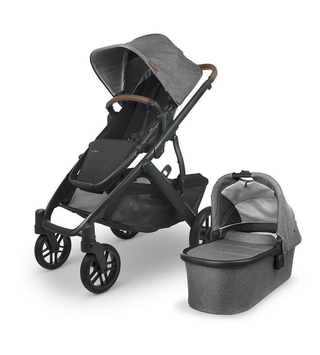 UPPAbaby VISTA V2 Stroller with Bassinet - Greyson Charcoal Melange