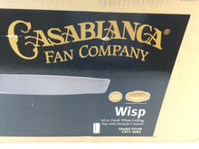 Load image into Gallery viewer, Casablanca 59149 Wisp 44 in. LED Indoor Fresh White Ceiling Fan

