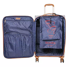 Load image into Gallery viewer, Jessica Simpson Breton 29&quot; Pop Expandable Spinner Ultra Light Navy/White
