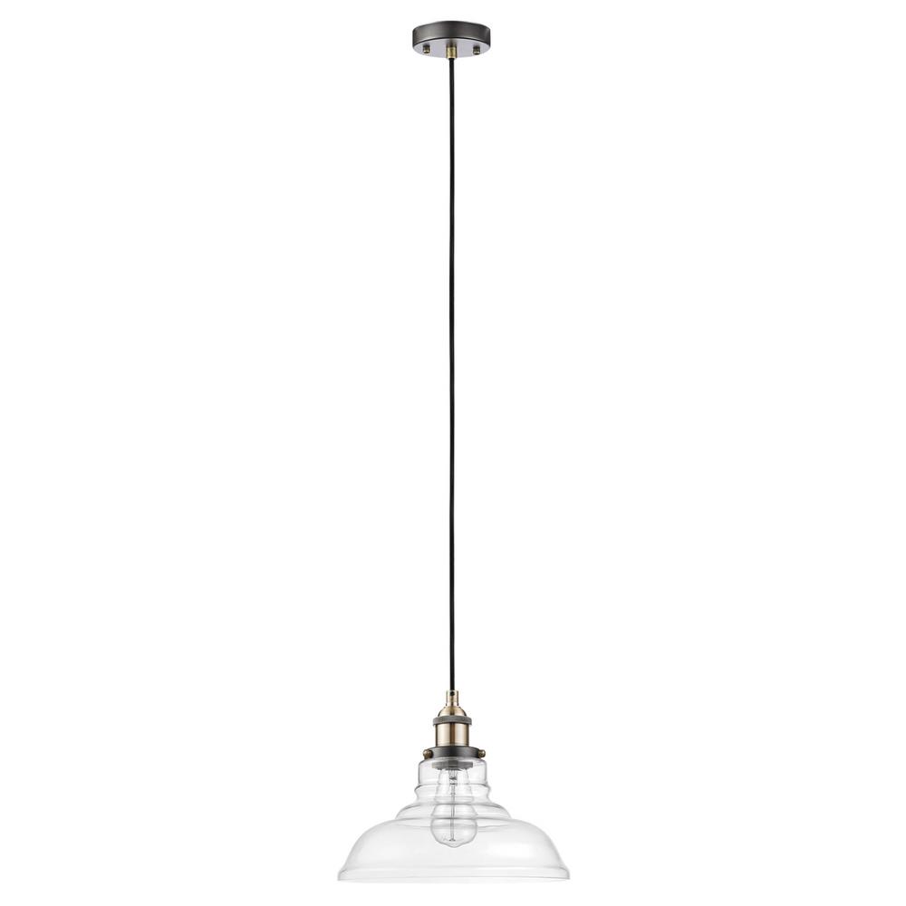 Home Decorators Collection 60424 1-Light Dark Bronze Pendant 1003569397